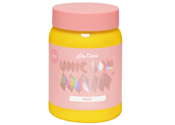 Best Yellow Hair Dye Kits: Lime Crime Unicorn Hair Semi-Permanent Hair Color Tint in Tweet