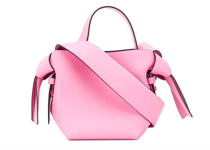 Best Designer Pink Bags: Acne Studios Micro Musubi Crossbody Bag