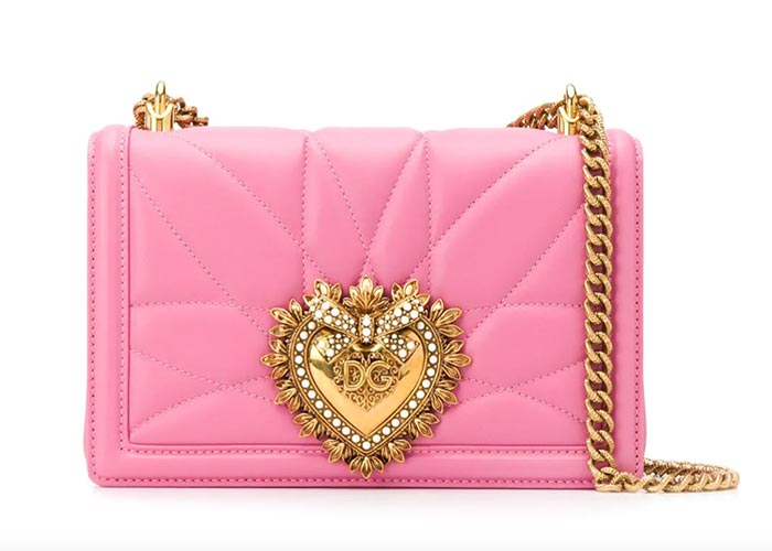 Best Designer Pink Bags: Dolce & Gabbana Devotion Pink Bag