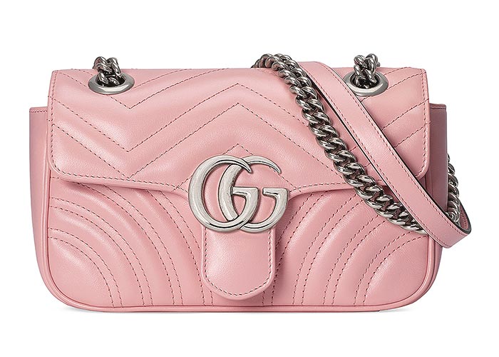 Best Designer Pink Bags: Gucci GG Marmont Bag