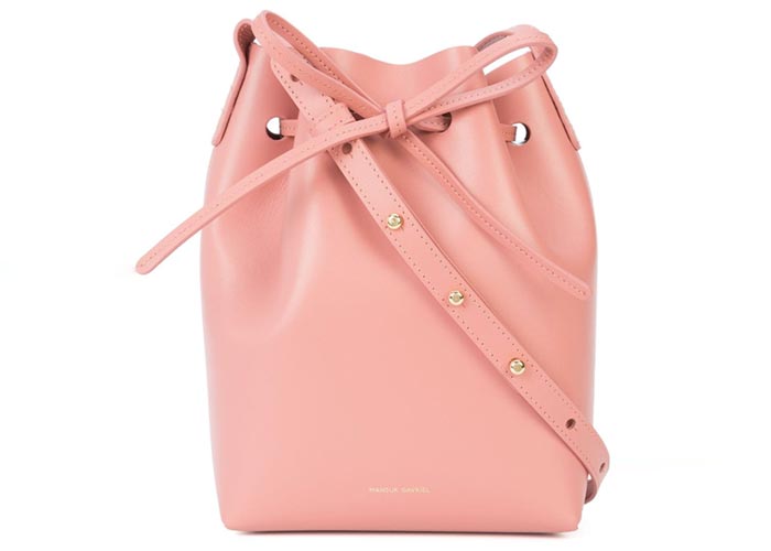 Best Designer Pink Bags: Mansur Gavriel Mini Bucket Bag