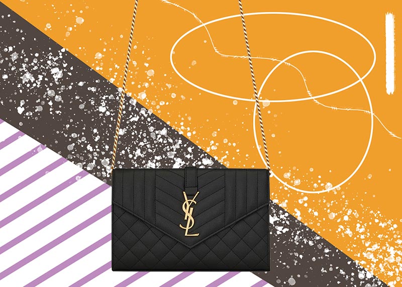 Best YSL Bags of All Time: Saint Laurent Monogram Chain Wallet