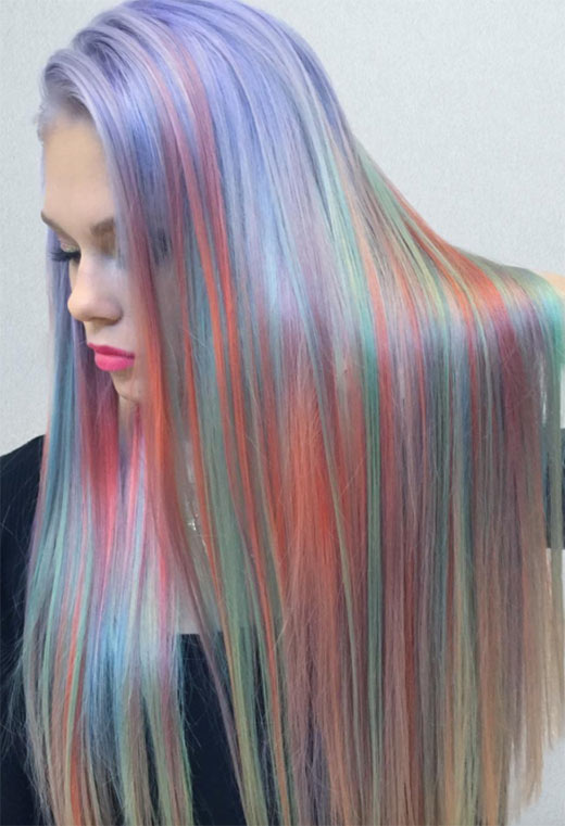 How to Maintain Holographic Hair Color
