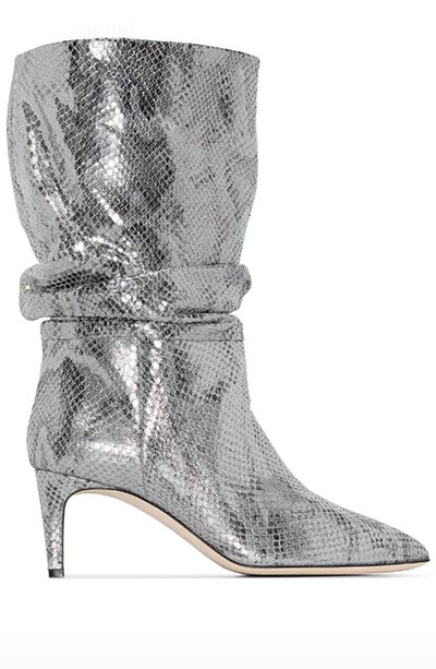 Silver Shoes for Women: Paris Texas Silver Boots
