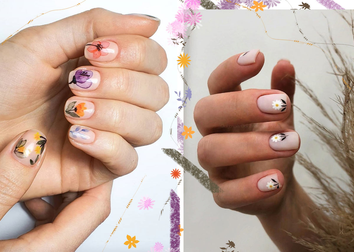 53 Pretty Flower Nail Designs for Every Season & Mood - Glowsly