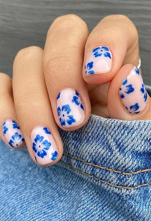 Diseños de uñas de flores: bonitas uñas de flores