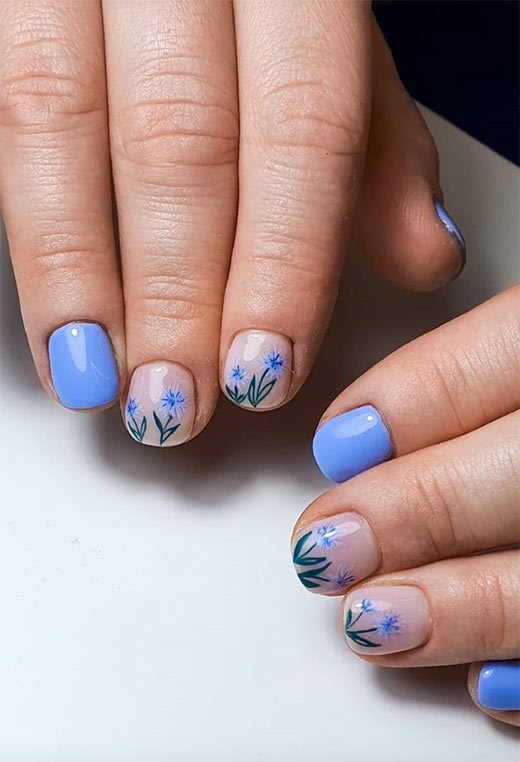 Flower Nail Designs: Pretty Flower Nails