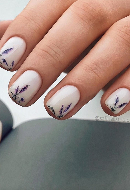 Diseños de uñas de flores: bonitas uñas de flores