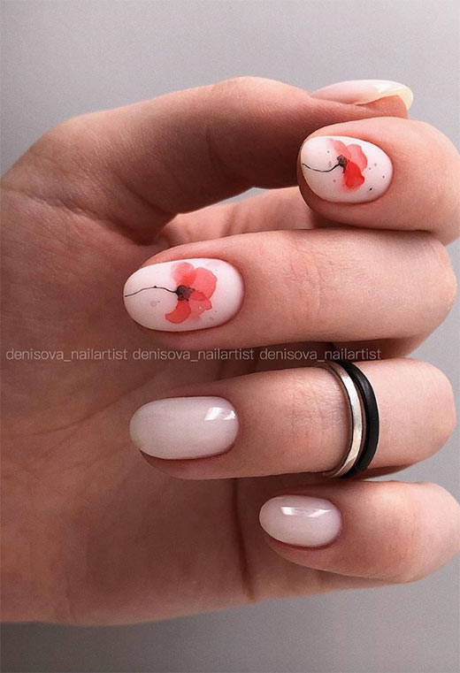 Flower Nail Designs: Pretty Flower Nails