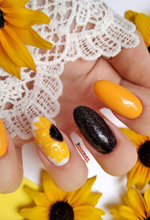 Flower Nail Designs: Pretty Flower Nails