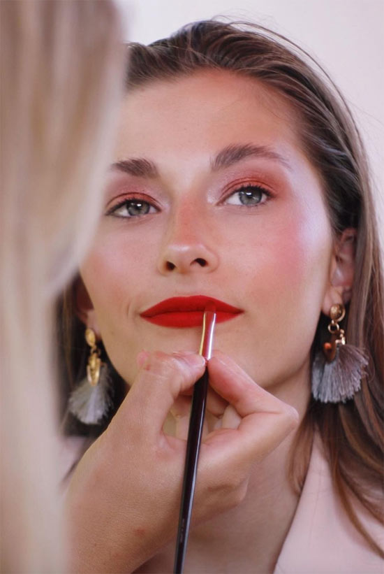 How to Use a Lip Brush