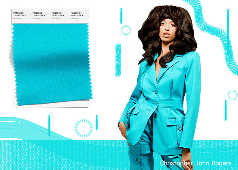 Pantone Spring/ Summer 2021 Colors Trends: Blue Atoll