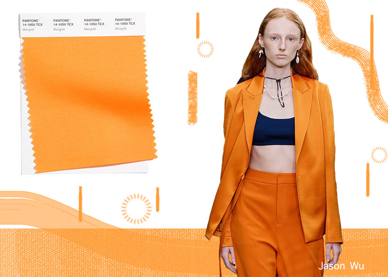 Pantone Spring/ Summer 2021 Colors Trends: Marigold