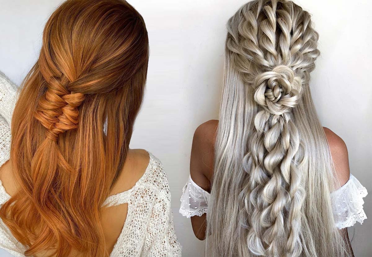 69 Pretty Half-Up Half-Down Hairstyles in 2022 for Every Occasion