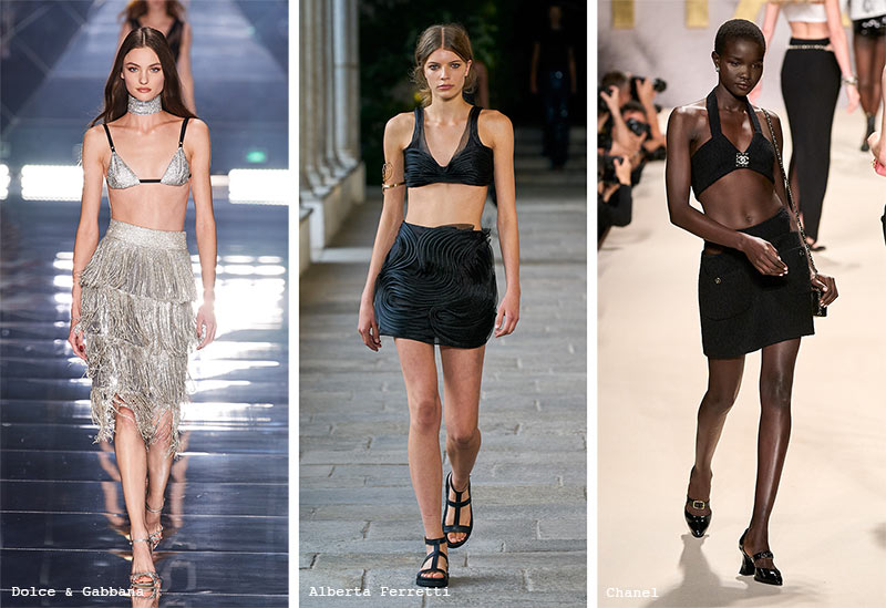 Spring/Summer 2022 Fashion Trends: Bras as Tops