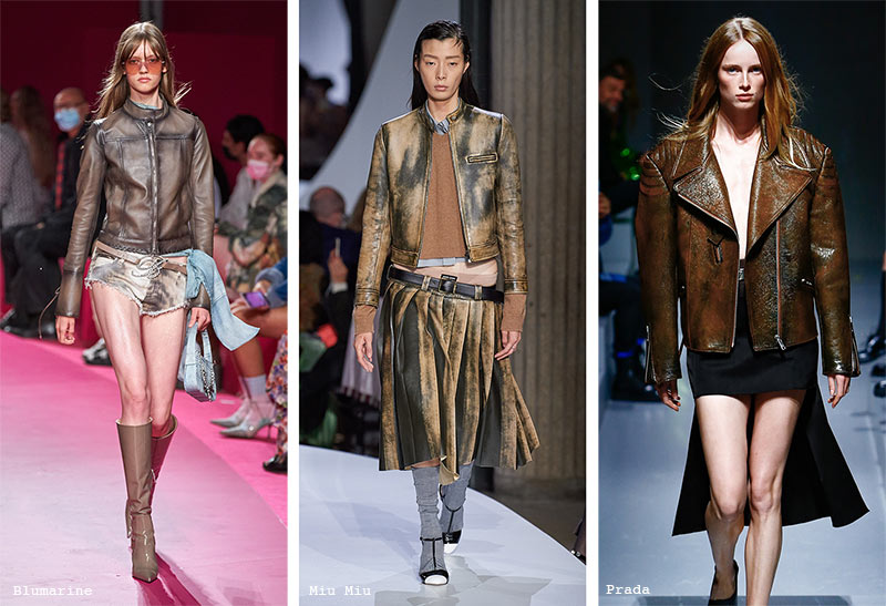 Spring/Summer 2022 Fashion Trends: Rough Leather