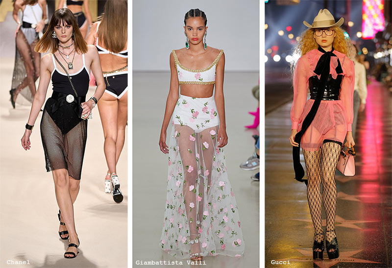 Spring/Summer 2022 Fashion Trends: Visible Underwear