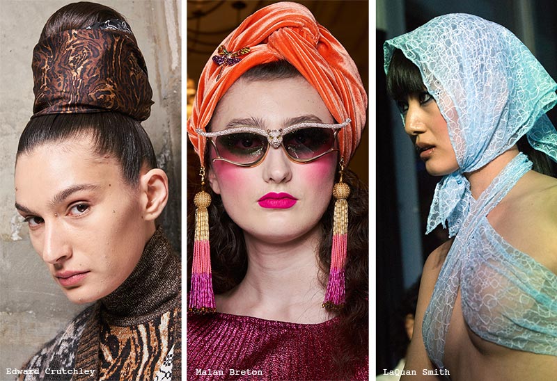 Spring/Summer 2022 Hair Accessory Trends: Hair Scarves