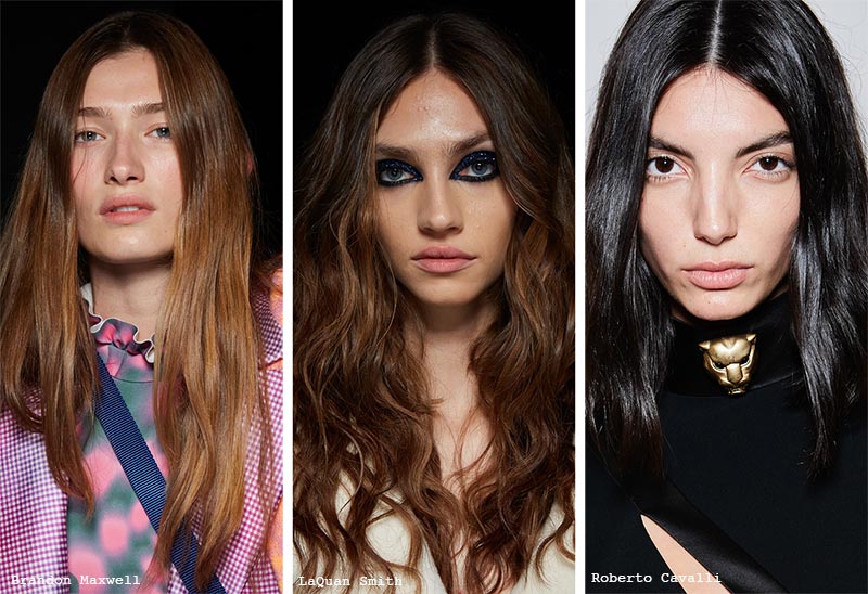 Spring/Summer 2022 Hairstyle Trends: Center Parts