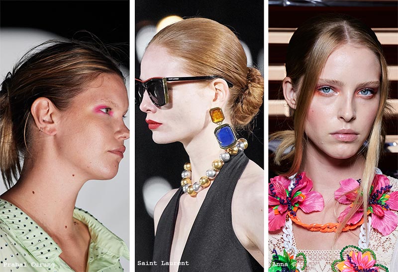 Spring/Summer 2022 Hairstyle Trends: Low Buns & Chignons