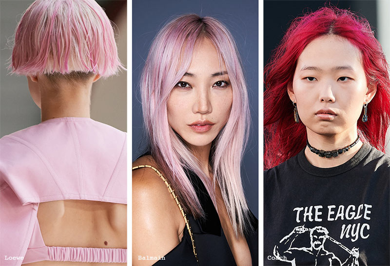 Spring/Summer 2022 Hairstyle Trends: Pink Hair Colors