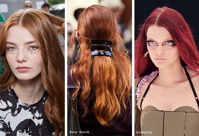 Spring/Summer 2022 Hairstyle Trends: Red Hair Colors