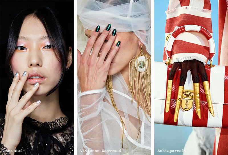 Spring/Summer 2022 Nail Trends: Metallic Nails