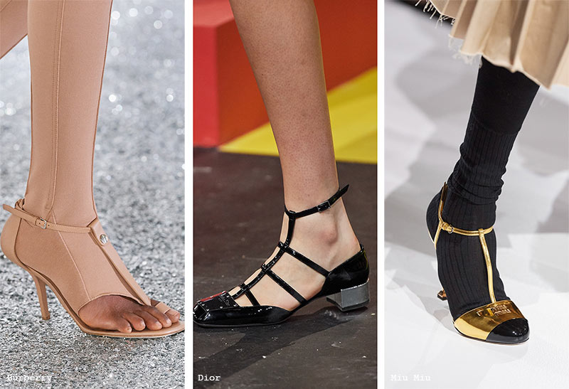 Spring/Summer 2022 Shoe Trends: Shoes with Ankle T-Strap