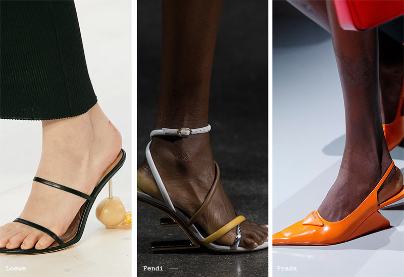 Spring/Summer 2022 Shoe Trends: Shoes with Architectural Heels