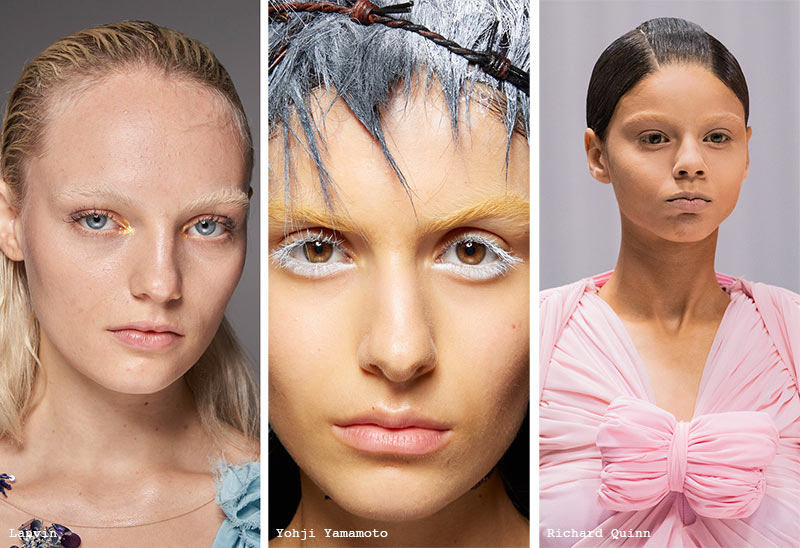 Spring/Summer 2022 Makeup Trends: Bleached Eyebrows