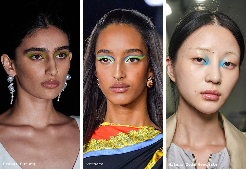 Spring/Summer 2022 Makeup Trends: Neon Eye Makeup