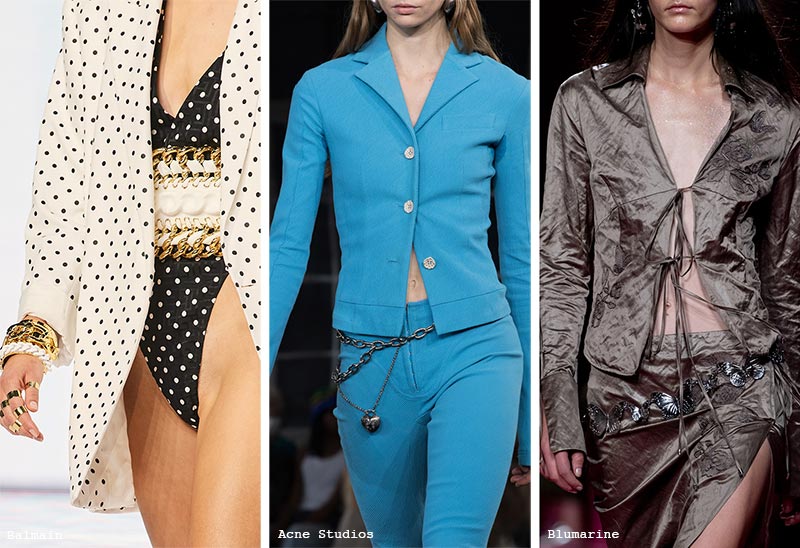 Spring/Summer 2022 Jewelry & Accessory Trends: Chain Belts