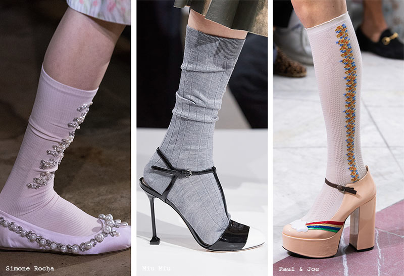 Spring/Summer 2022 Jewelry & Accessory Trends: Mid-Calf Socks