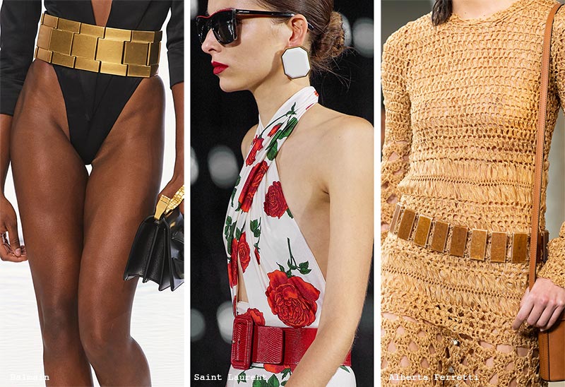 Spring/Summer 2022 Jewelry & Accessory Trends: Wide Belts