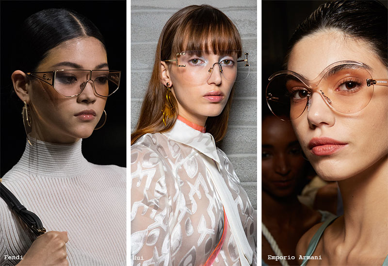 Spring/Summer 2022 Sunglasses Trends: Clear Lenses