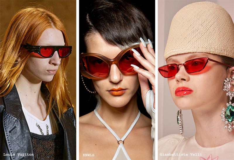 Spring/Summer 2022 Sunglasses Trends: Red Lenses