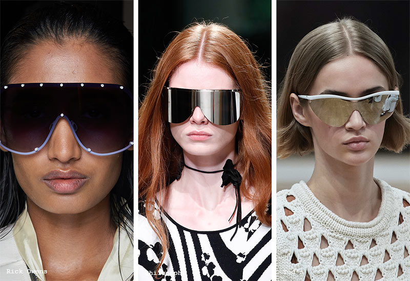 Spring/Summer 2022 Sunglasses Trends: Visor Sunglasses