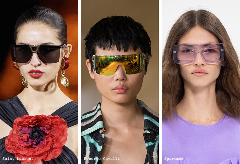 Spring/Summer 2022 Sunglasses Trends: Visor Sunglasses