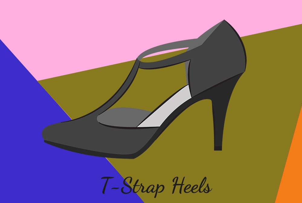 Types of Heels: T-Strap Heels