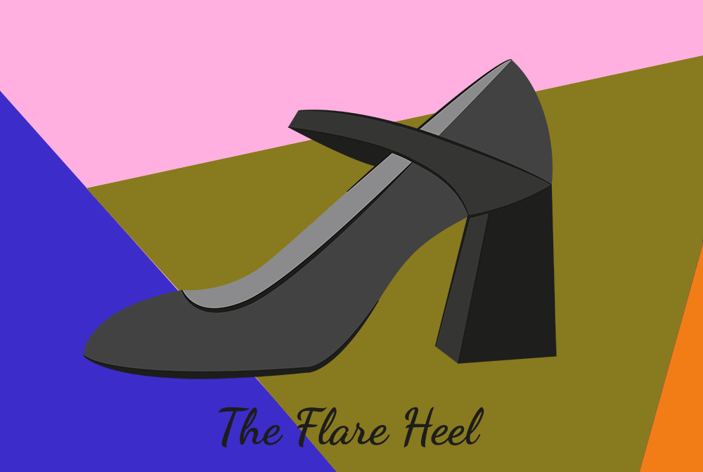 Types of Heels: Flare Heels