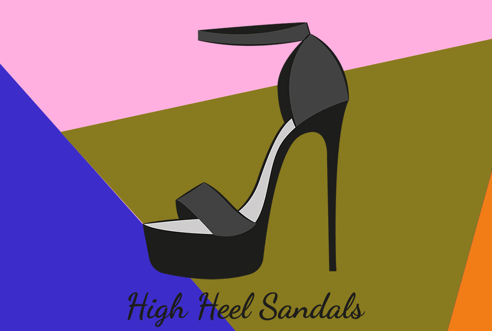 Types of Heels: High Heel Sandals