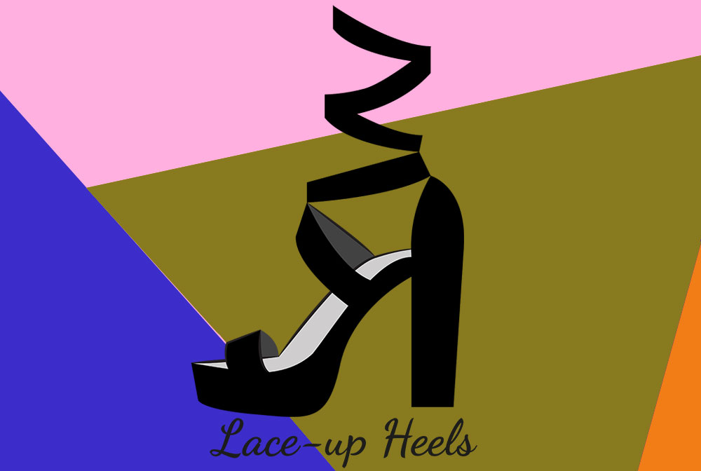 Types of Heels: Lace-Up Heels
