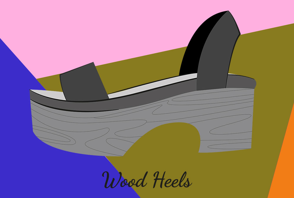 Types of Heels: Wood Heels