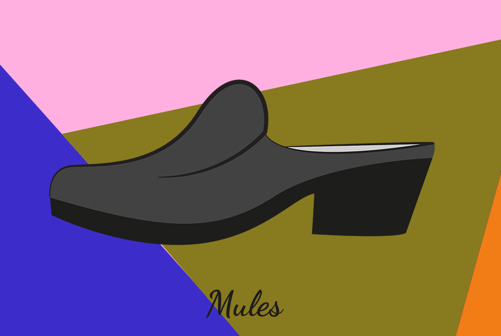 Types of Heels: Heeled Mules