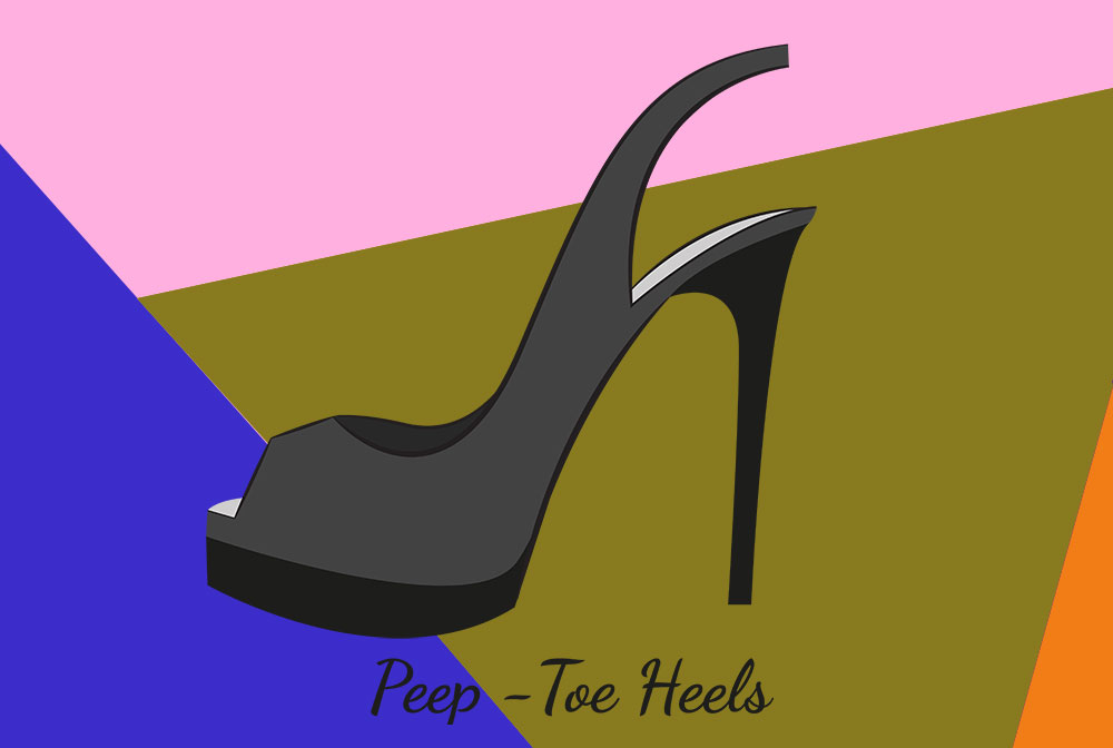 Types of Heels: Peep-Toe Heels