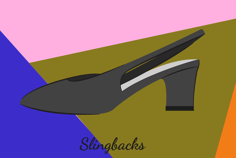 Types of Heels: Slingback Heels