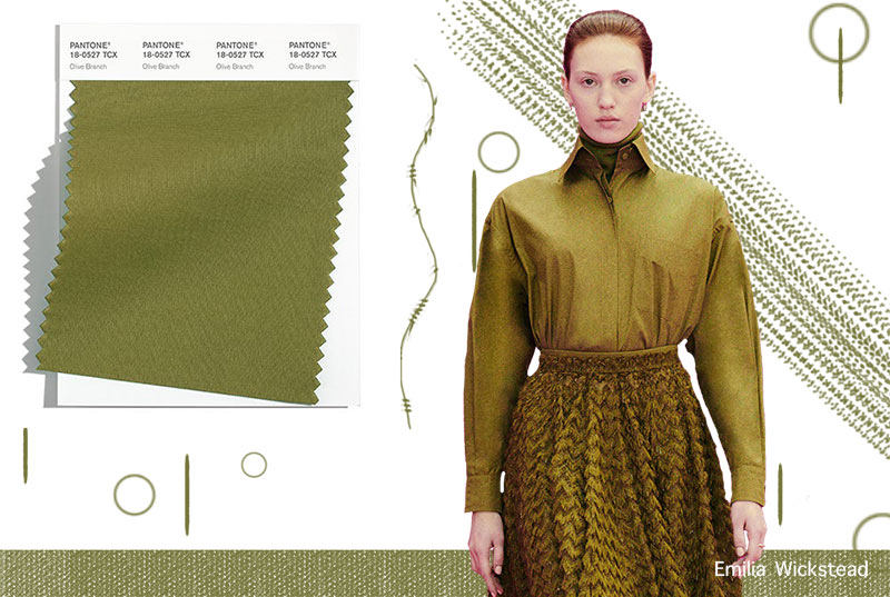 Fall/ Winter 2021-2022 Pantone Color Trends: Olive Branch