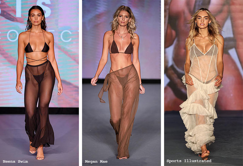 Spring/Summer 2022 Swimwear Trends: See-Through Cover-ups