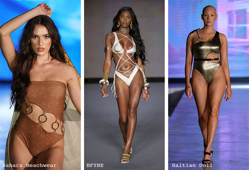 Spring/Summer 2022 Swimwear Trends: Swimsuits & Bikinis with O-Rings