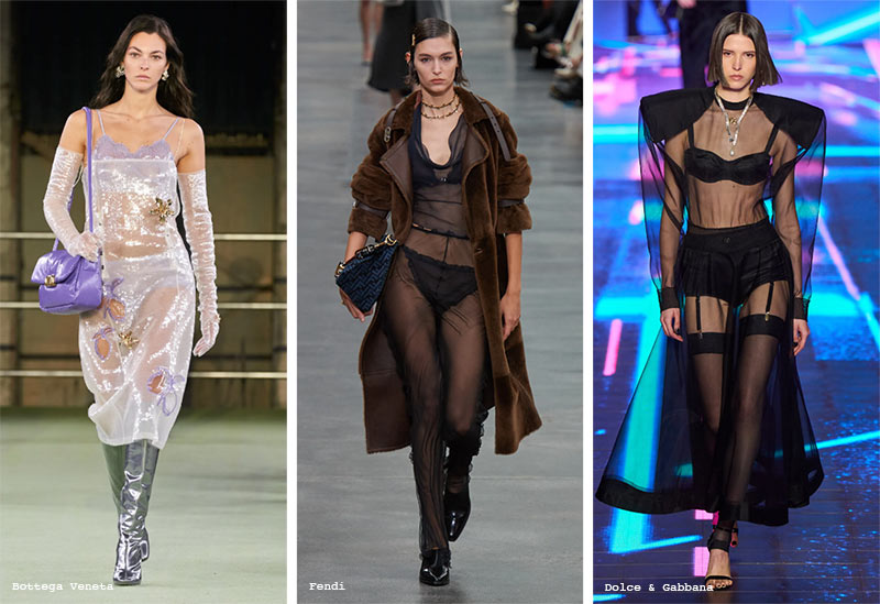 Fall/Winter 2022-2023 Fashion Trends: Lingerie Chic Fashion